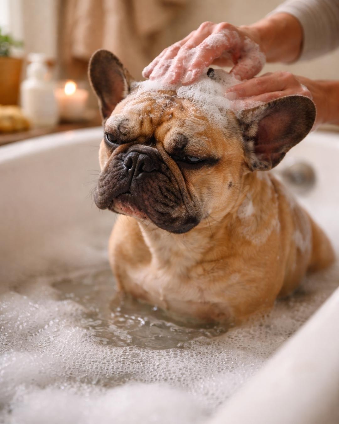 How Often Should You Wash a French Bulldog? The Calm, Vet-Aligned UK Bathing Ritual